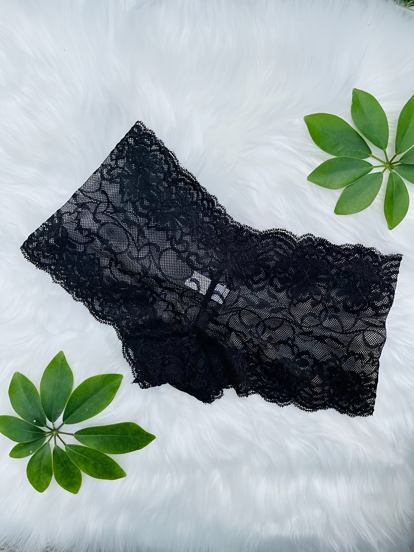 [Multi-Color Thong Panties] 33 Lace Trim Sheer Thong Panties, Multi-Color Sexy High-Elasticity Women's Underwear (Random Delivery)