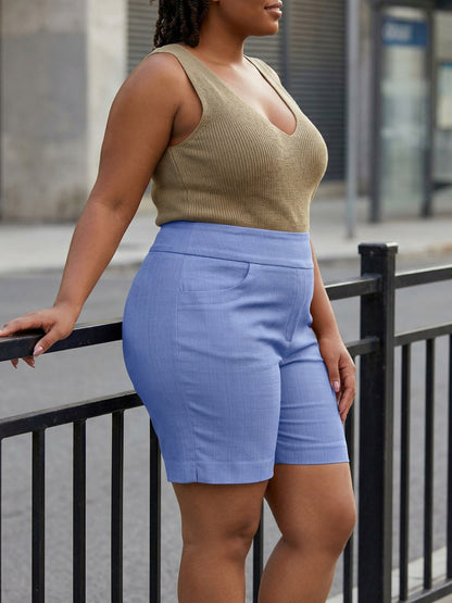 Plus Size - Plus Size - Women'S Plus Size High Waist Shorts