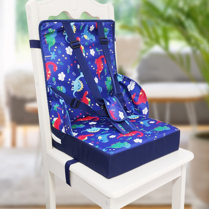 Portable Dining Booster Seat Cushion - Foldable Waterproof Washable Design