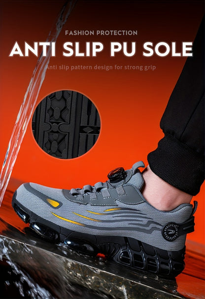 Unisex Work & Safety Shoes - Crush Resistant & Slip-On 610149