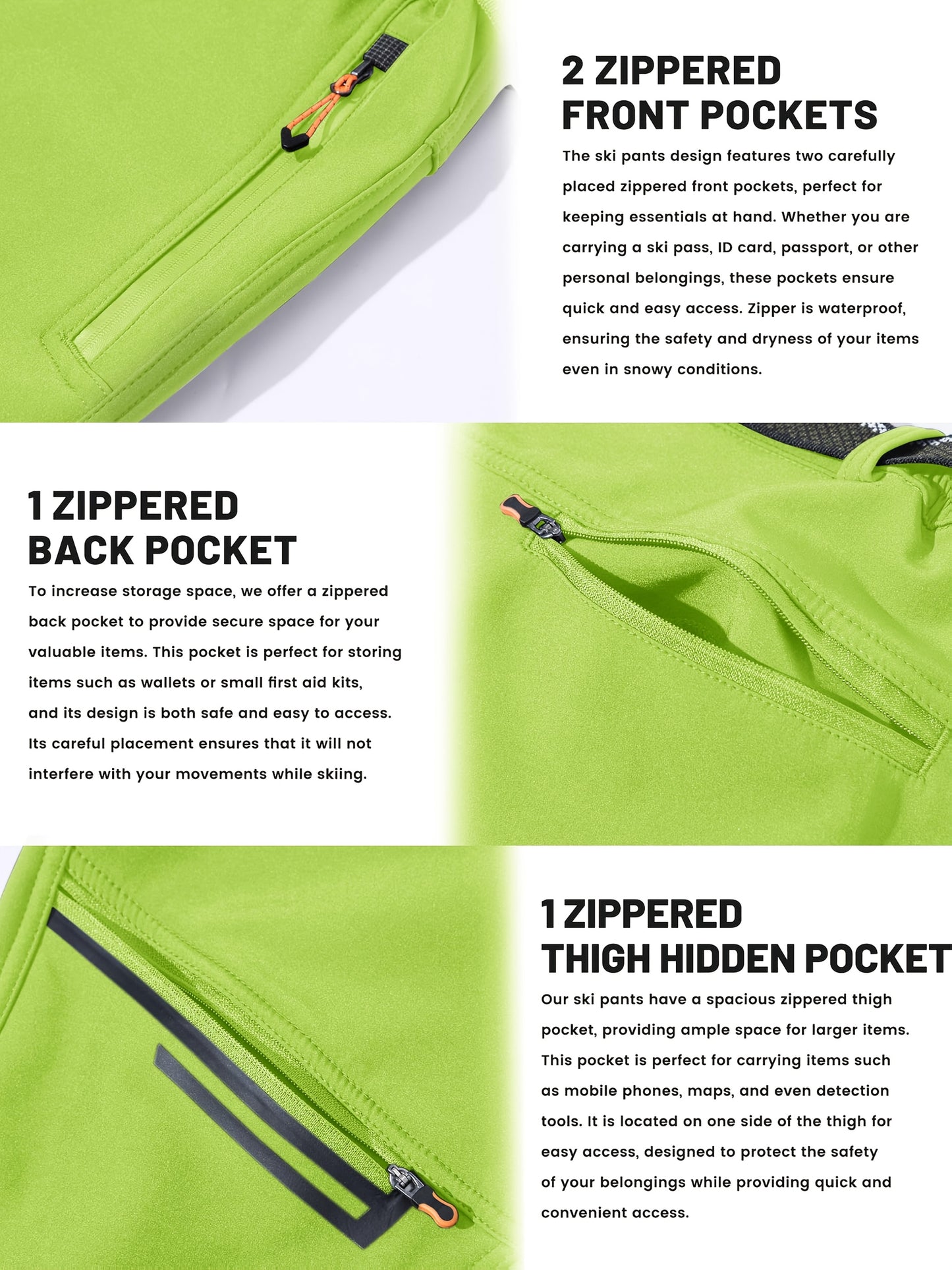 Men's Winter Fleece Pants Outdoor Softshell Pants Thickened Warm Lined Camping Fishing Trekking Hiking Pants Casual Trousers