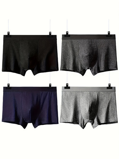 Men's Boxer Briefs - Breathable 4 Pack Classic