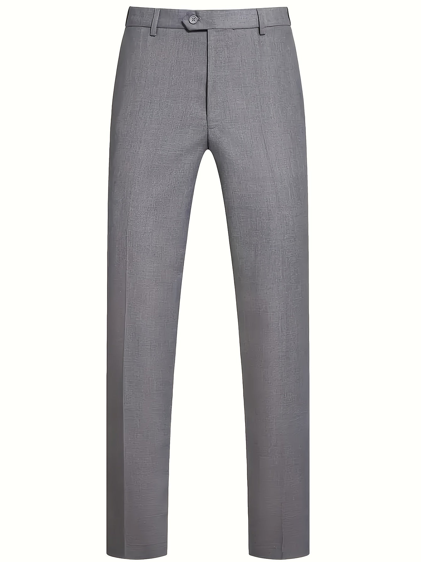 2pcs Men's Suit Fashion Outfit - Jacket, Trousers - Elegant for Business and Casual Wear, Suitable for Banquets and Parties.