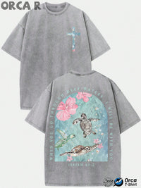 Washed cotton gray
