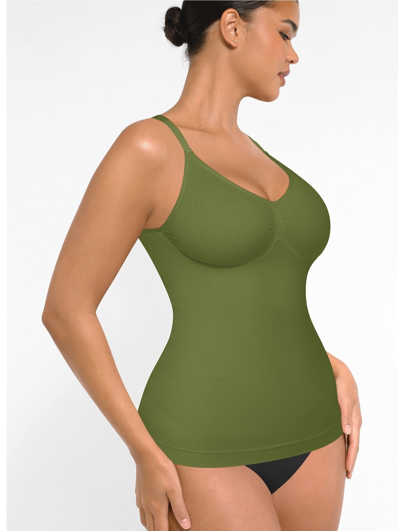 Womens Tank Top Shapewear Tummy Control Tops Cami Tank Compression V Neck Camisole
