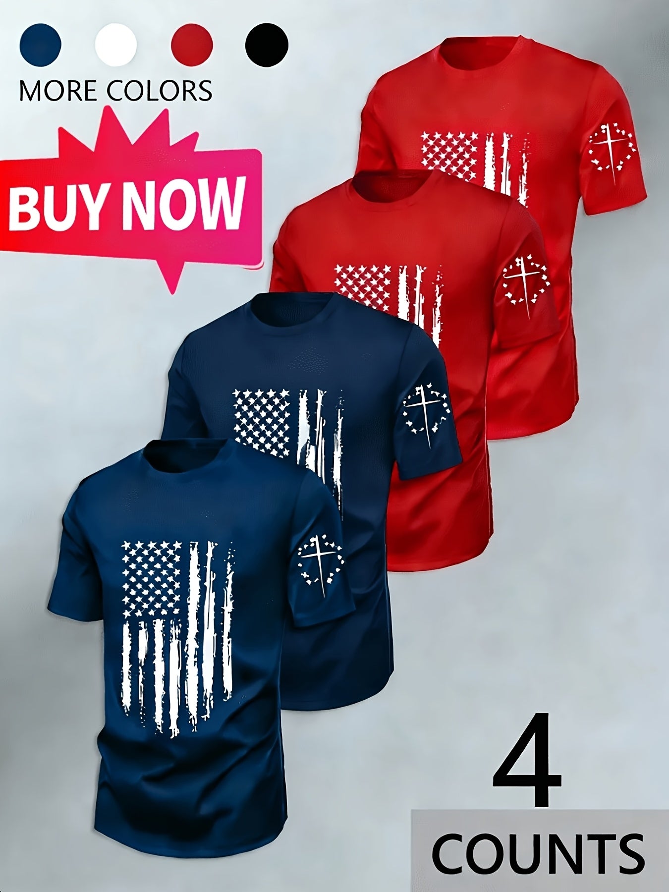 4pcs Set Of Men's Navy Striped Short-sleeve T-shirts: Round Neck, Geometric Pattern. Breathable And Quick-drying, Sweat-absorbent And Durable, Regular Fit. Classic Fashion Sportswear, Comfortable Basic Home/daily Wear/Novelty Pajamas novelty pajamas