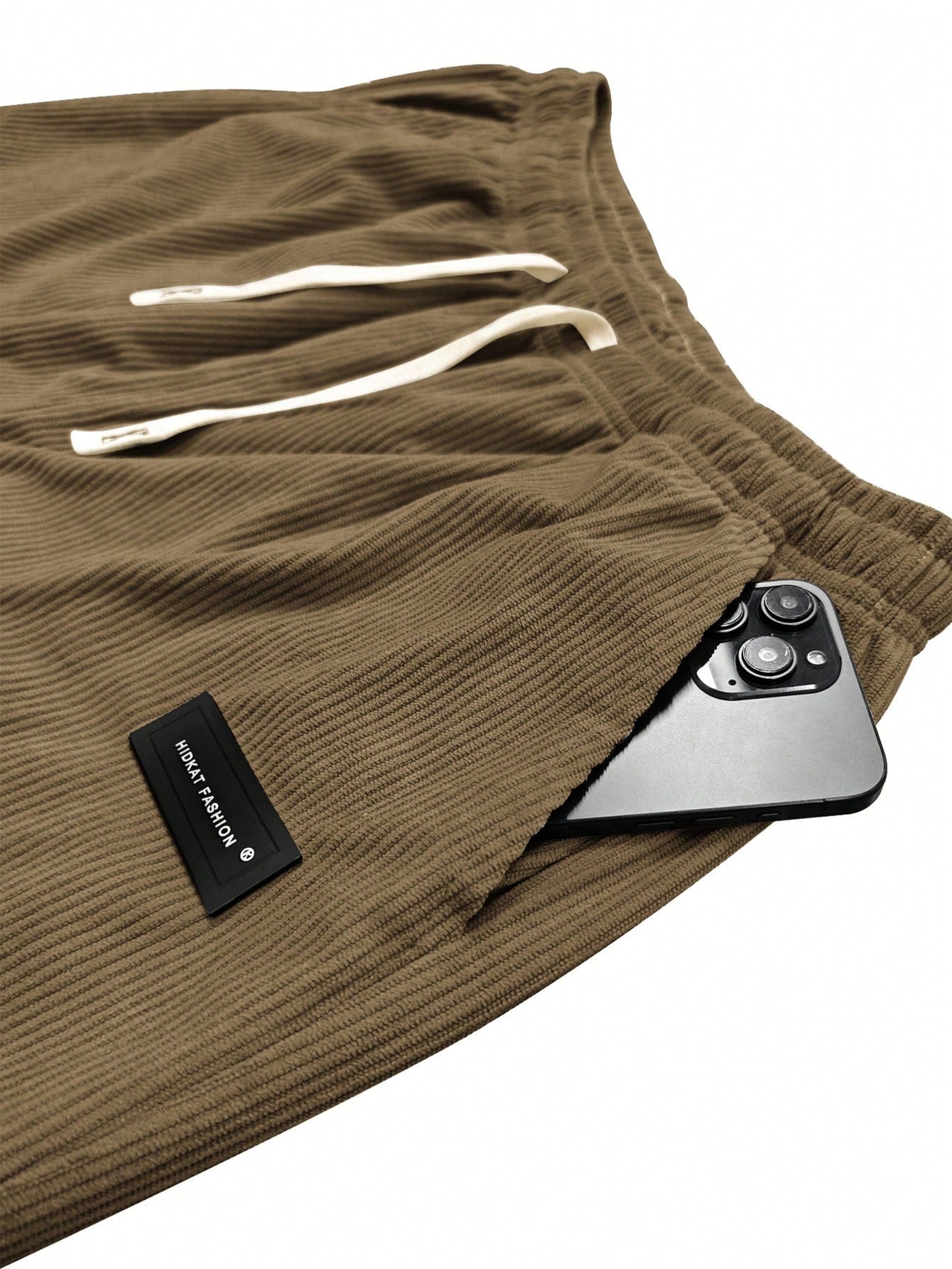 Women's Khaki Polyester Pants - product view 21
