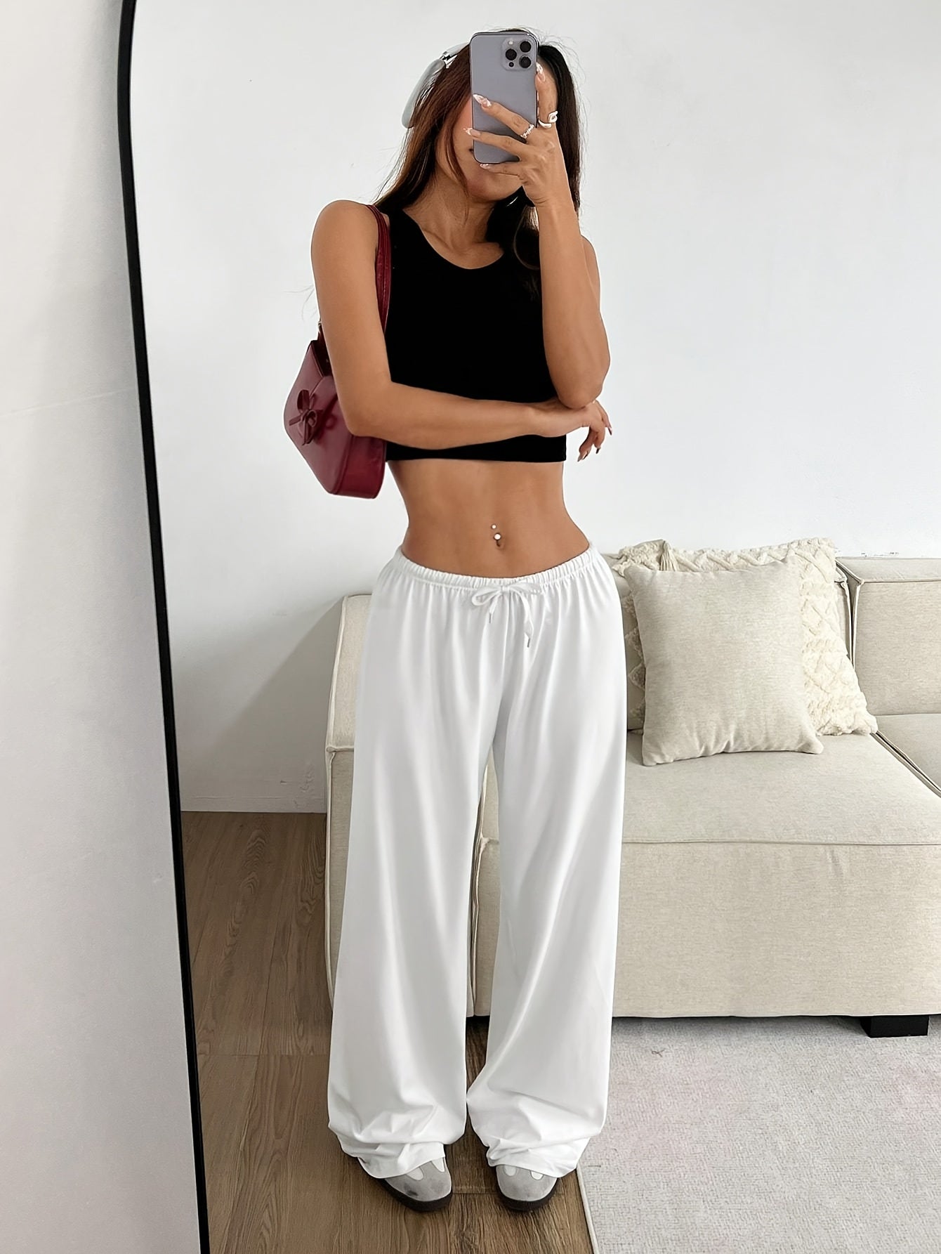 Simple, Soft And Comfortable Sweatpants, Loose Pants, New Must-haves