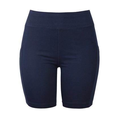 LADIES COTTON 15 INCH OUTSEAM SHORTS WITH POCKETS