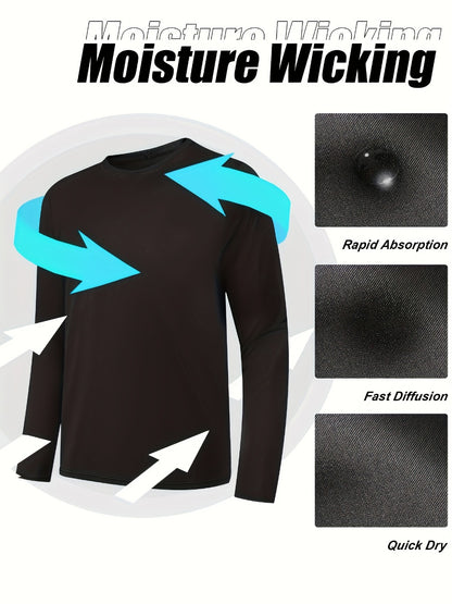 Men's Classic Performance T-Shirt - Long Sleeve Style 8165