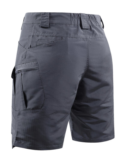 Men's Black+gray Polyester Shorts - product view 7