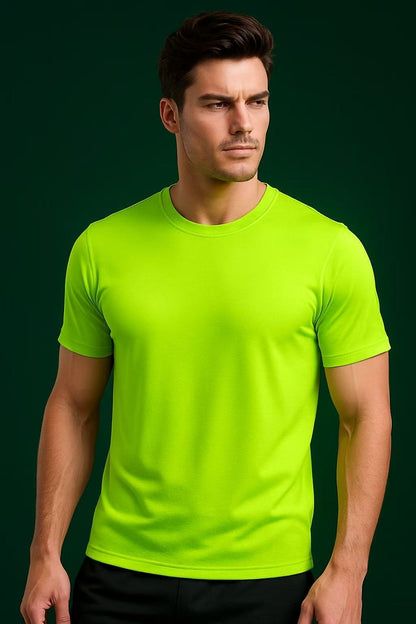 5-Pack Men’s Quick-Dry Sports T-Shirts, Breathable Sweat-Wicking Athletic Tees for Running, Cycling & Gym