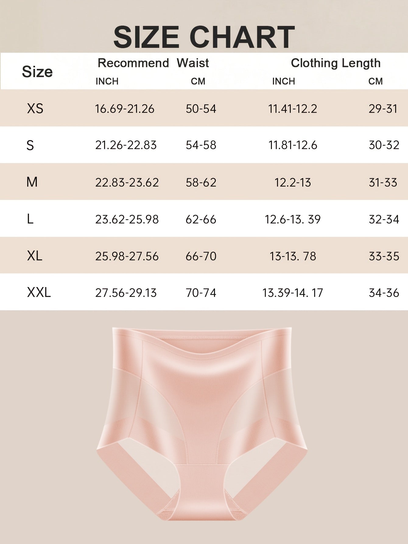 Women's Mixed colors Knit High-Waist Underwear - product view 13