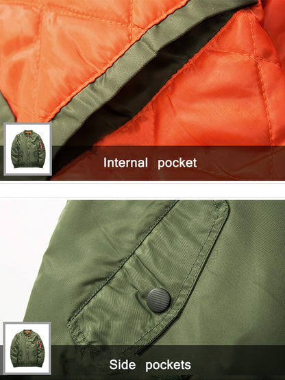 Men's Relaxed Zip-Up Coat