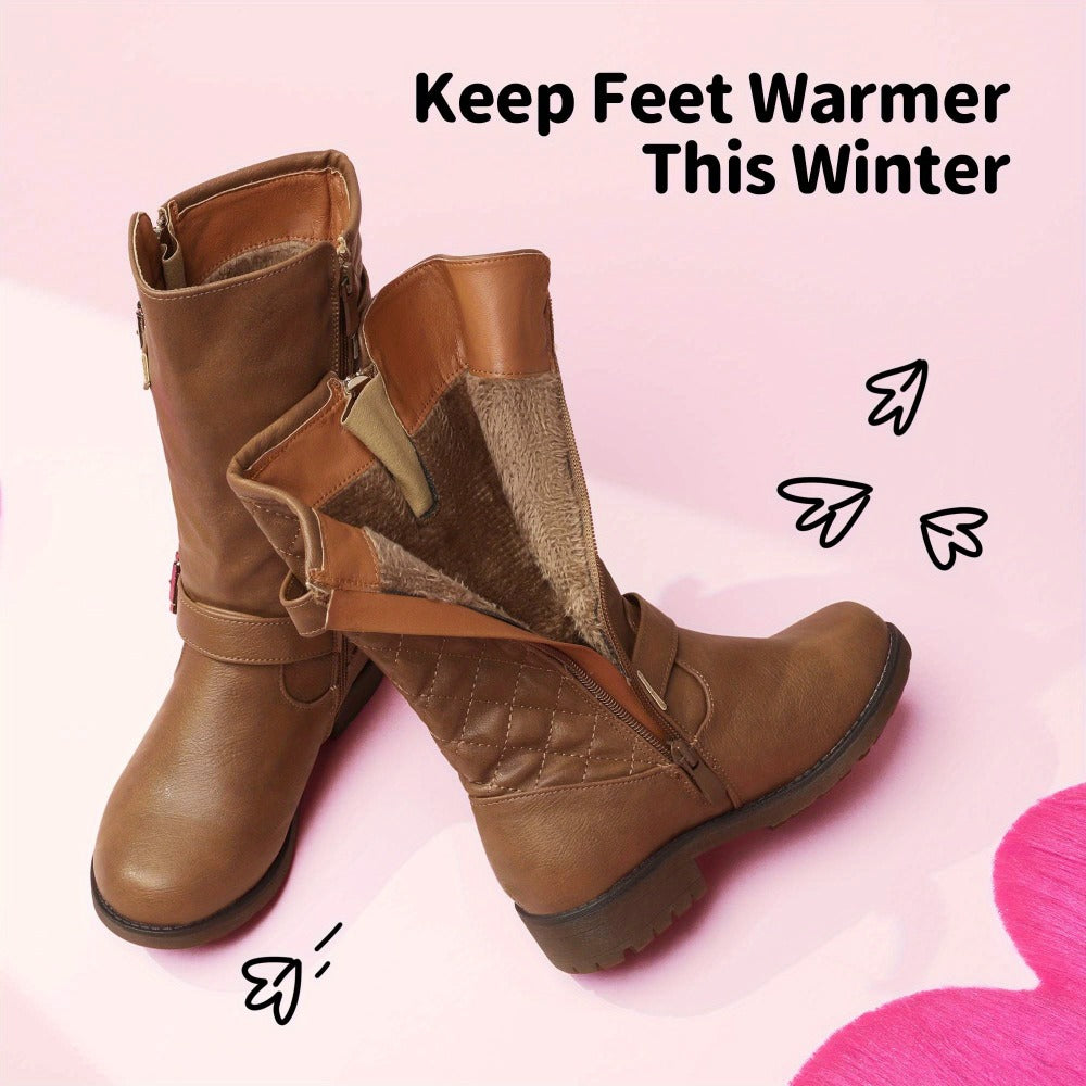 Girls Snow Boots - Plush Lined 259941