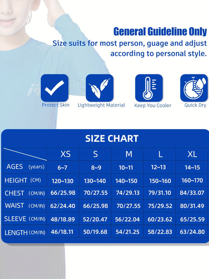 2pcs/Set Boys And Teenagers Round Neck Suit Quick Dry Fishing Running Swimming Polyester Clothes Two-Piece Basic Style Boys Clothes for Summer Outdoor Activities, for Outdoor
