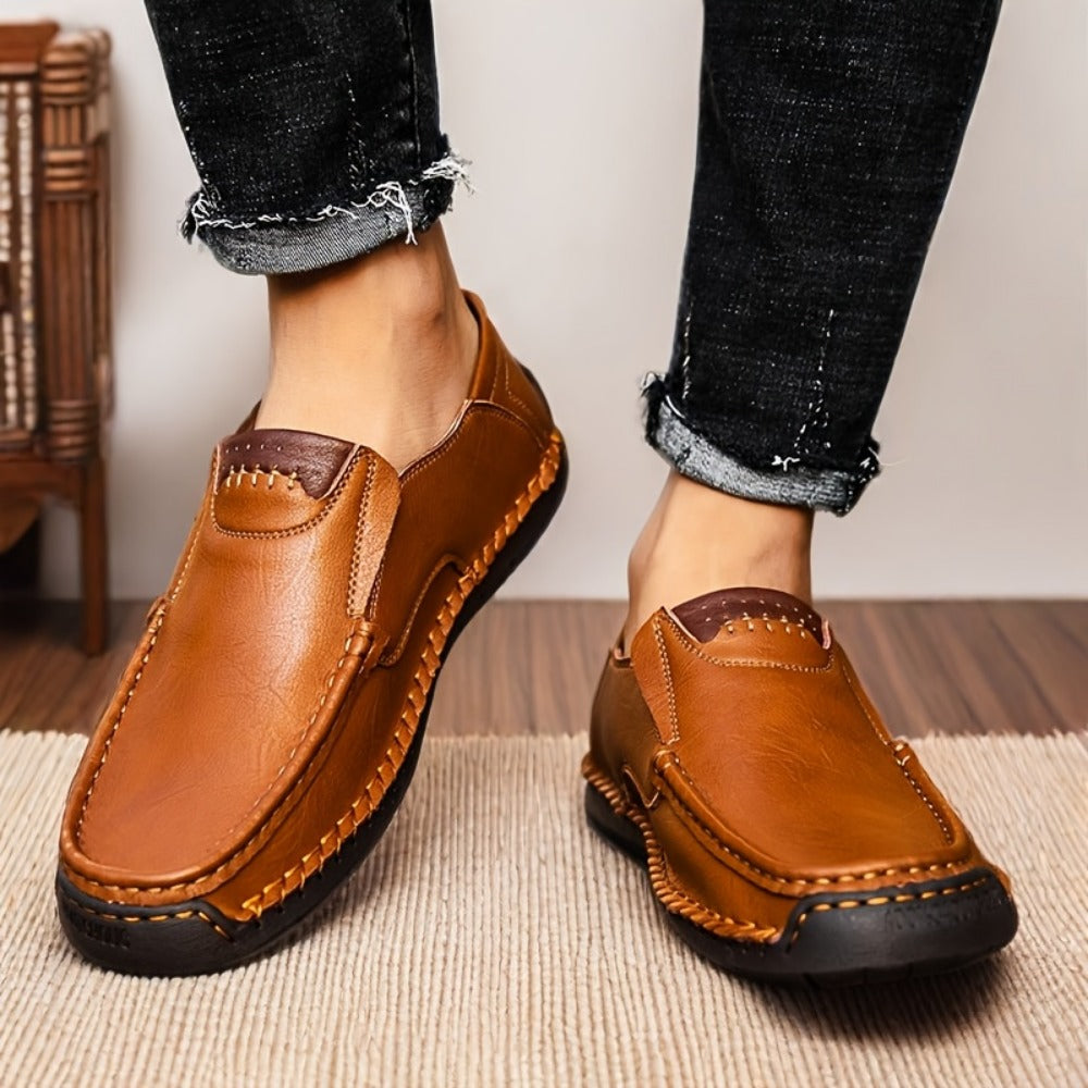 Men's Loafers & Flats - Breathable Mesh Slip-On for Outdoor & Travel 153701