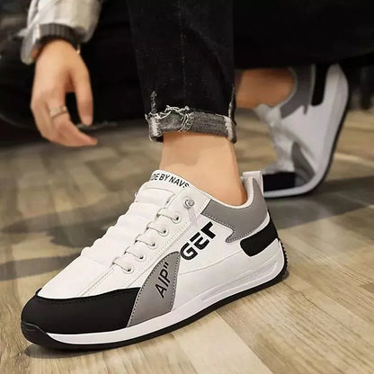 [Slip-On Sneakers] Sneakers Men's Shoes Slip-On Summer 2025 New Argan Sports Board Shoes Running Men's Casual White Shoes Thick Bottom Spring