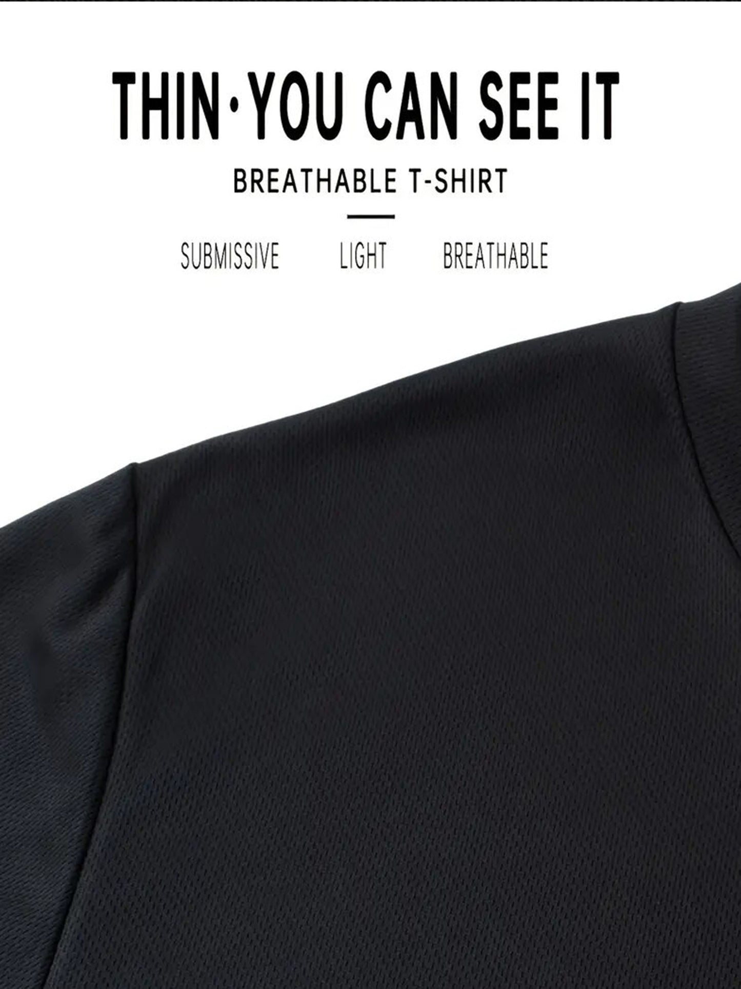 Set of 7 Men'S Lightweight, Fast-Drying, And Breathable T-Shirts, Featuring a Soft And Comfy Crew Neck Design. Ideal for Any Season, Gym Workouts, Running, And Fitness Activities; Perfect for Training, Casual Outings, And Daily Use