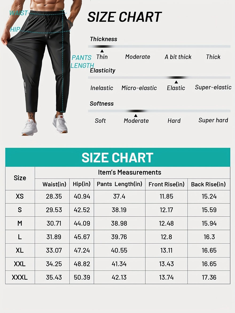 Men's Jogger Pants - Quick Dry