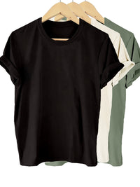 BLACK+NATURAL+MILITARY GREEN