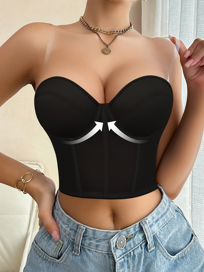 Attractive Women'S Bra Designed for Smaller Busts, Featuring Underwire, Fixed Padding, a Solid Hue, And Contrasting Lace Accents, Perfect for Daily Wear And Comfort
