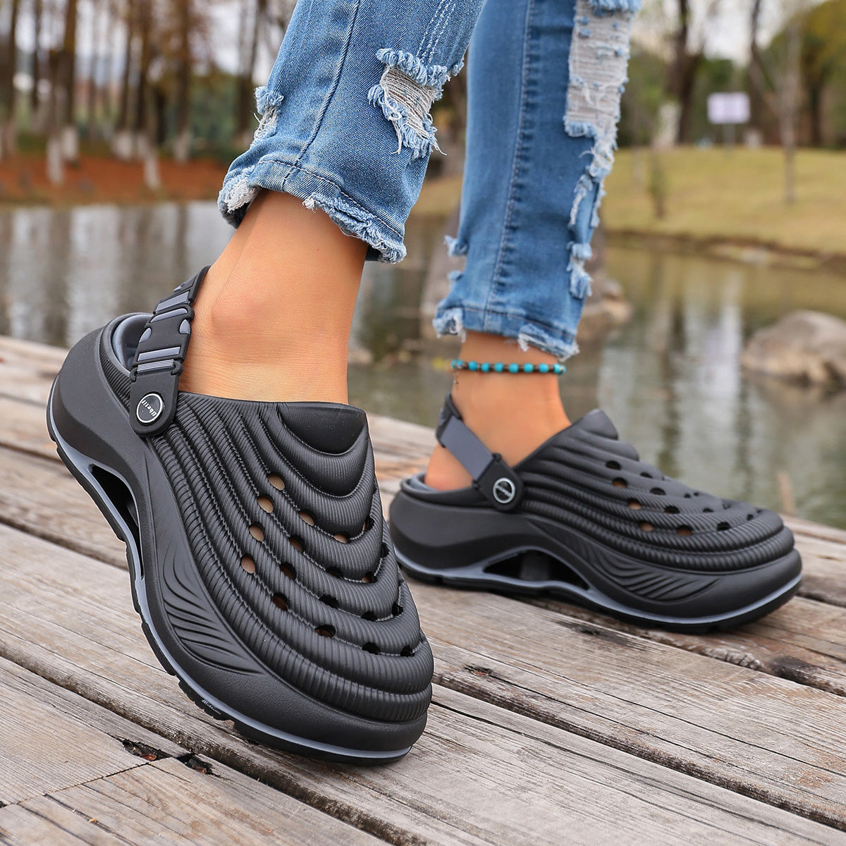 Adjustable Ankle Boots With Thick Soles. Suitable For Daily Wear/ Light Casual Outfits. Thick-soled Elevated Casual Shoes. 2026 New Trendy Casual Shoes.