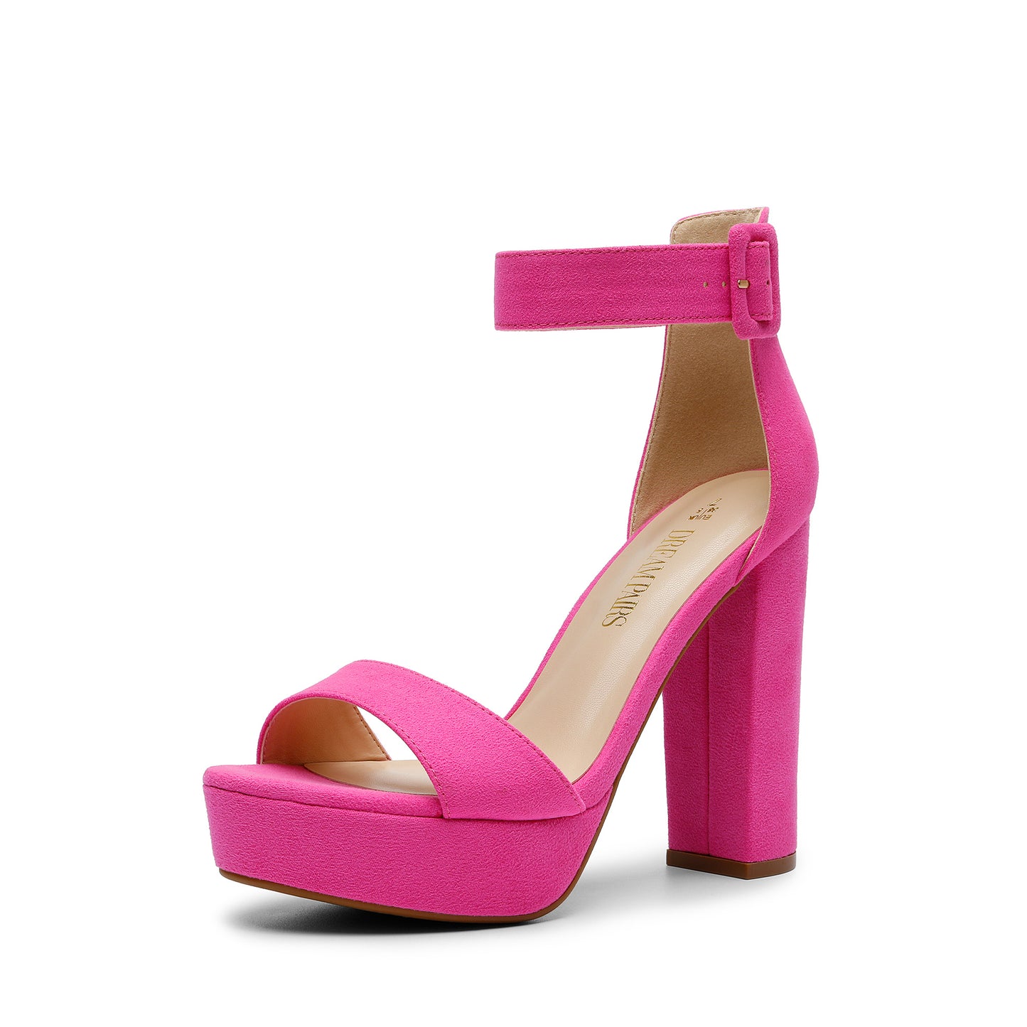 Women Heeled Sandals Pumps for Party for Wedding Womens High Heel Platform Pump Sandal with Ankle Strap Brand Shoes for Ladies Fashion Classic, Women Shoes