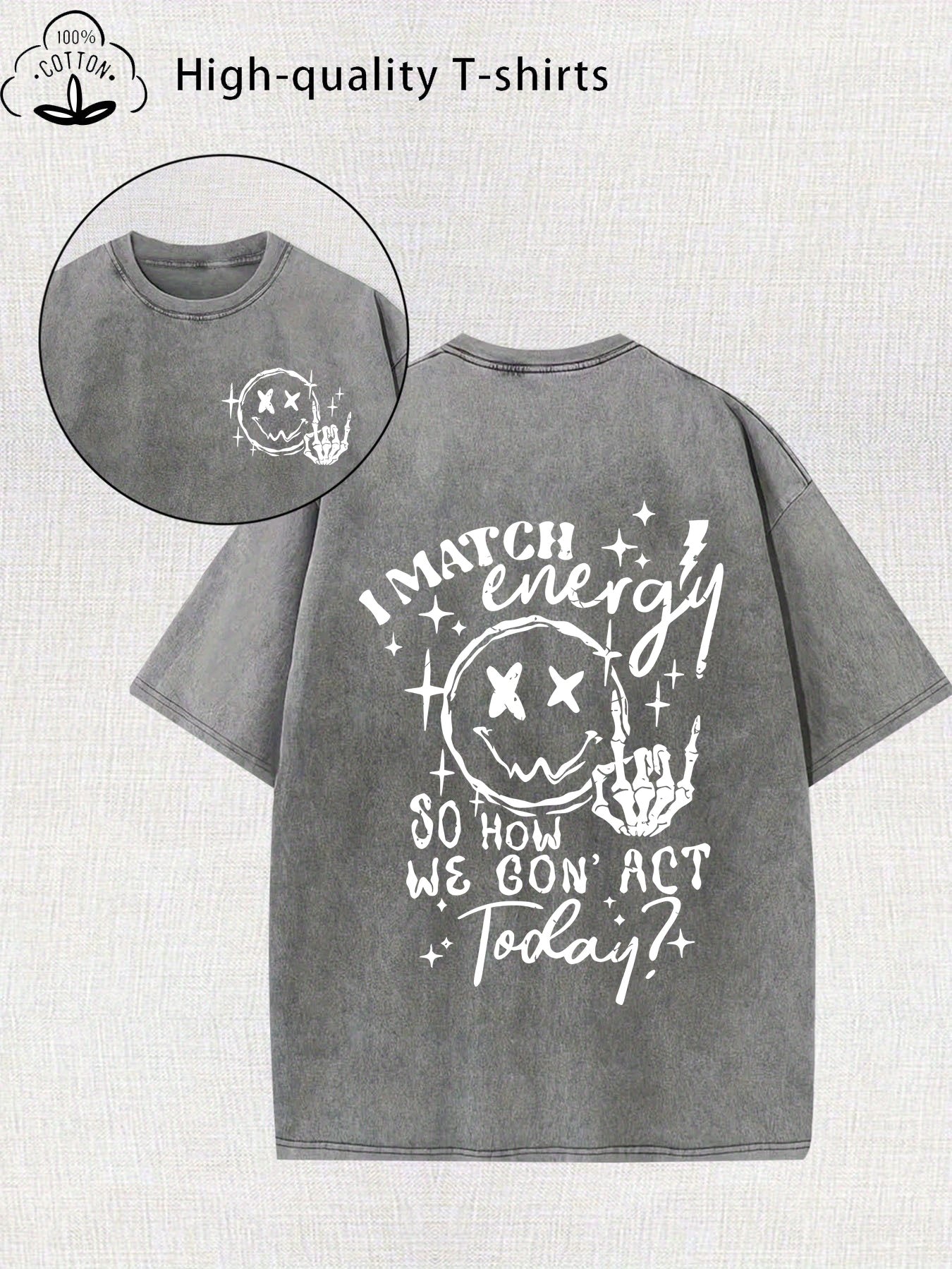 Women's Coffee Brown Oversized Short-Sleeve T-Shirt - product view 3