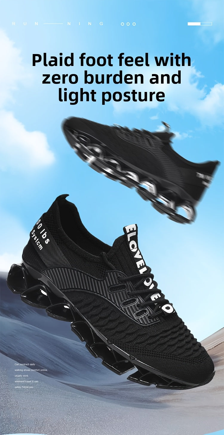 Men'S Stylish Athletic Shoes - Comfortable And Breathable Running Shoes, Featuring a Functional, Soft Sole for Long-Standing Comfort And a Fish Scale Design on The Upper, Suitable for The Gym, Walking, And Outdoor Activities