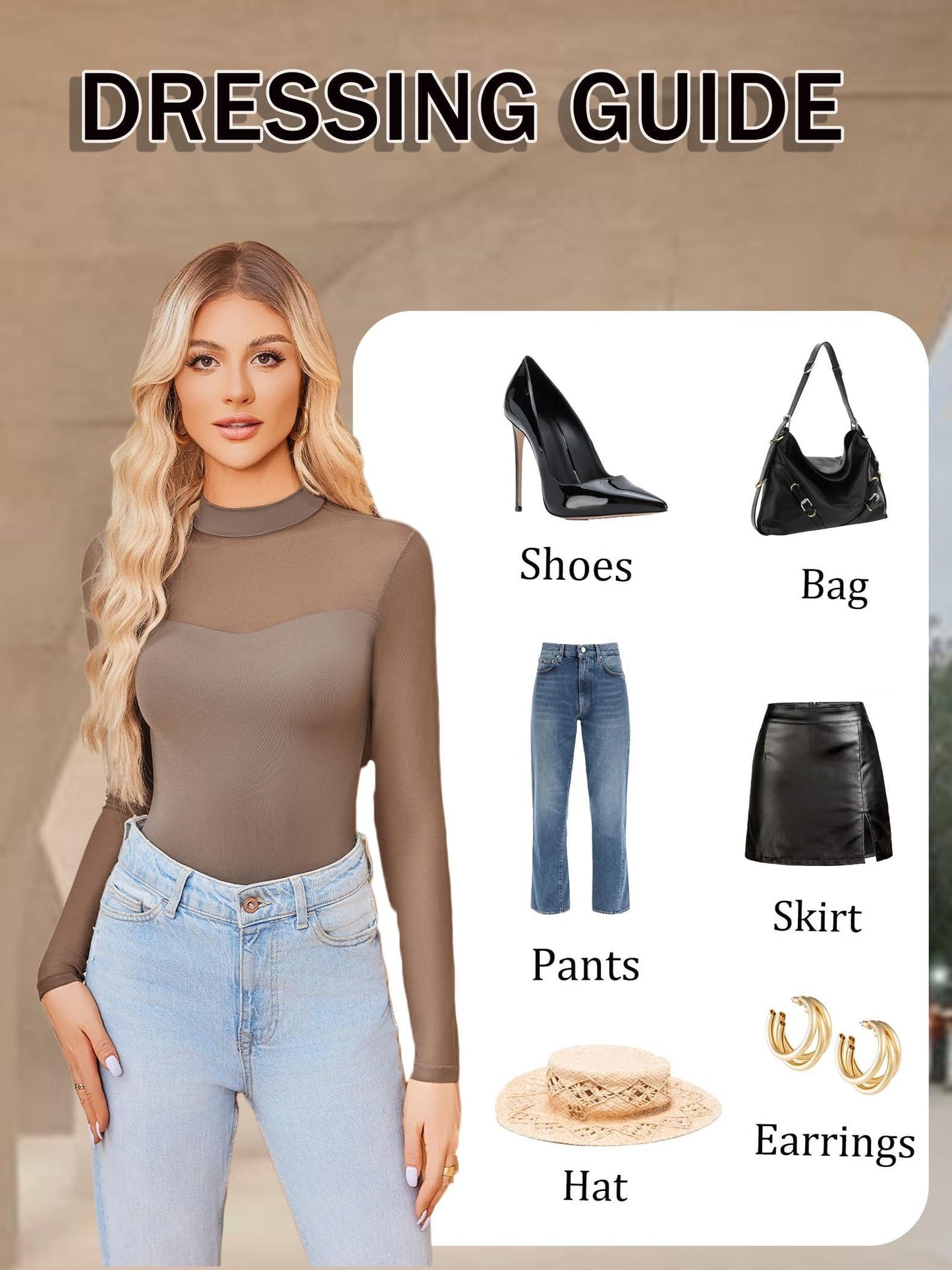 Sexy Mock Turtle Neck Sheer Mesh Long Sleeve Bodysuit Shirts Ruched Body Suit Leotard Tops