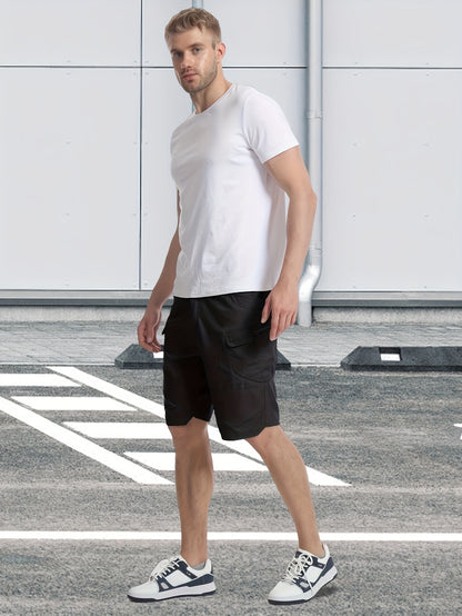 Men’s Cargo Shorts, Breathable Quick Dry Tactical Work Pants with Multi-Pocket Design