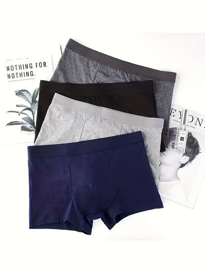 Men's Boxer Briefs - Breathable 4 Pack Classic
