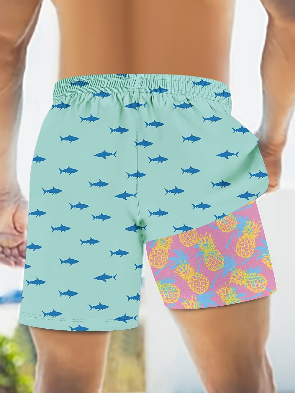 Men's Swimwear - Graphic Style 13957