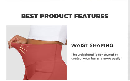 1Pc Women'S High-Waist Stretchy Athletic Shorts, Breathable Compression Bike Yoga Workout Shorts