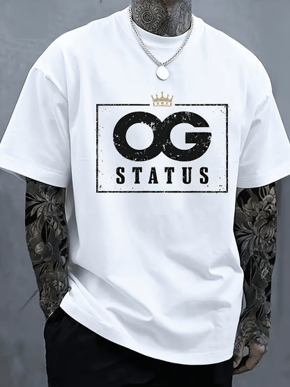 Men's Graphic T-Shirt - Crew Neck Short Sleeve Weekend Style 084709