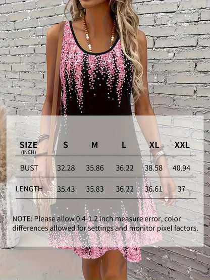 [Floral Midi Dress] SINHOON Women's Floral Print A-Line Dress - V Neck Sleeveless Midi Dress With Flowy And Tummy Control, Summer Vacation Dress