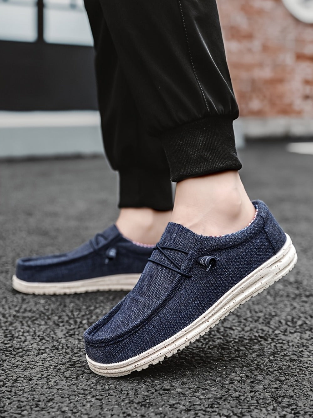 Men's Loafers & Slip-Ons - Breathable Canvas & Slip-On Comfort 612453