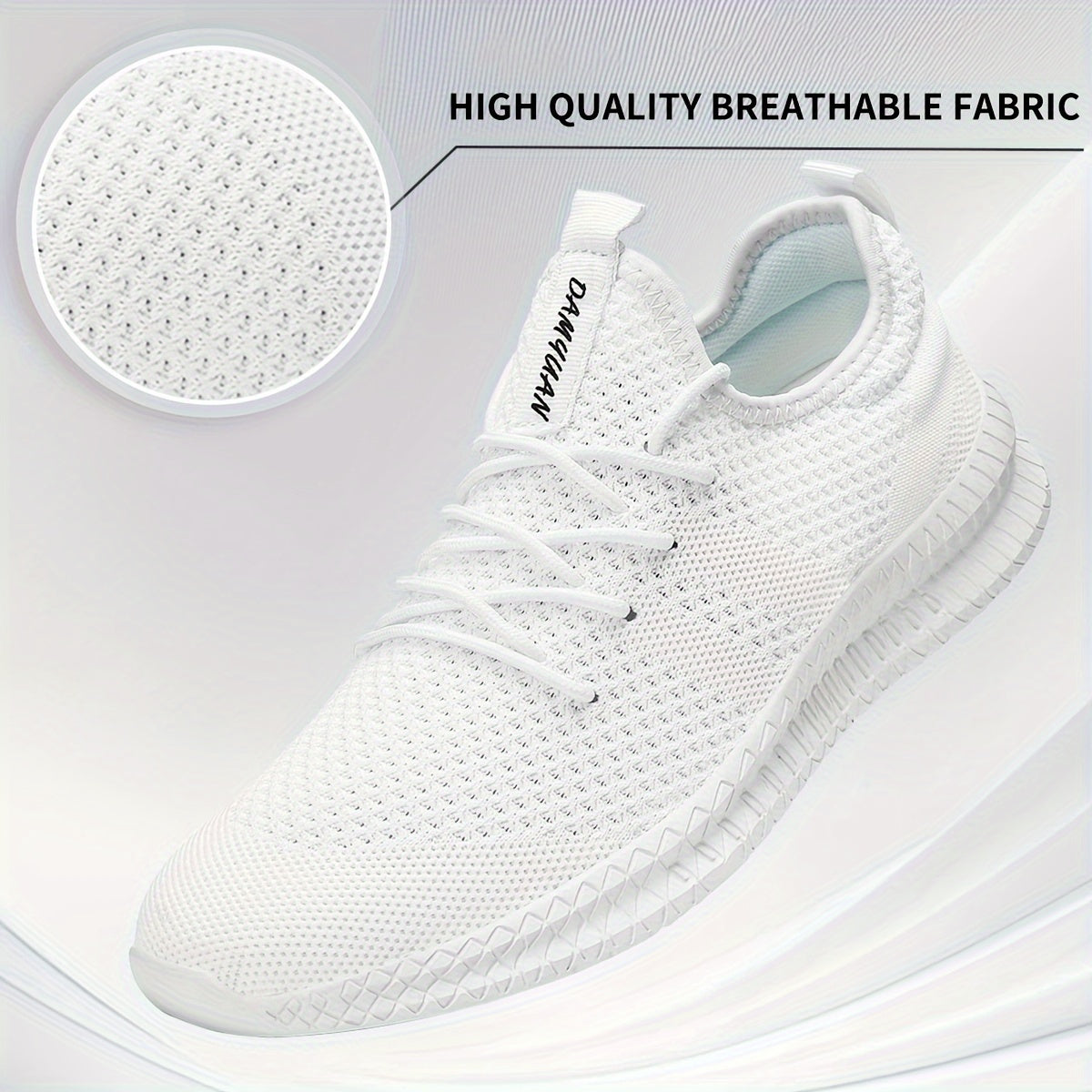 Men'S Running Shoes Breathable Sneakers Walking Workout Tennis Non Slip Resistant Gym Shoes - 6056
