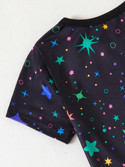 Girls' Unicorn Outfit Set - Short Sleeve Fall