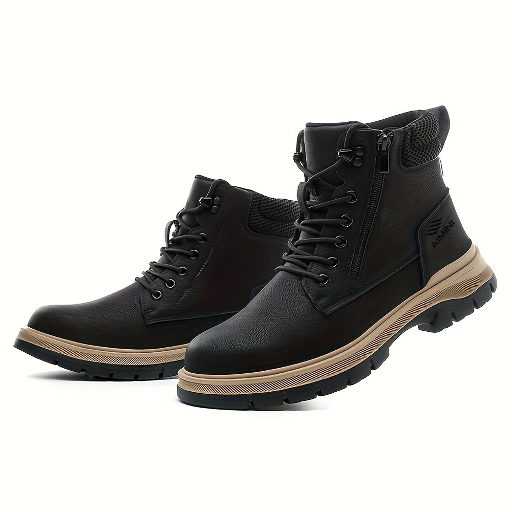Men's Work & Safety Boots - Steel Toe Protection & Puncture Resistant