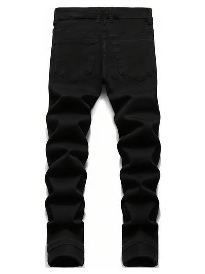 3-Pack Men's Slim Fit Jeans | Business Casual Trousers | Year-Round Versatile Pants | Gift