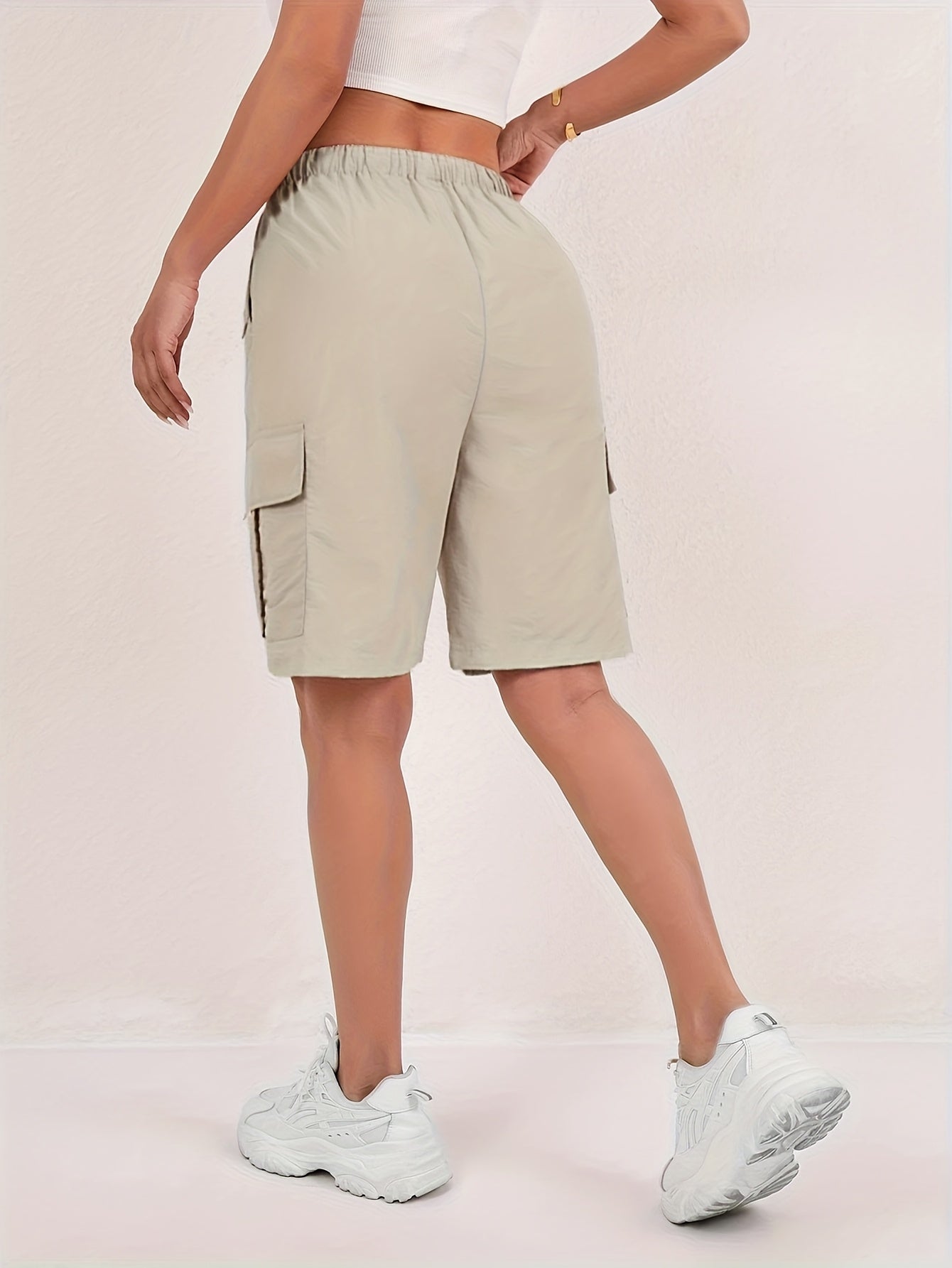 2pcs Large-Sized Sports Shorts for Women, Comfortable, Breathable, Quick-Drying, Suitable for Outdoor Activities And Hiking