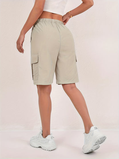 2pcs Large-Sized Sports Shorts for Women, Comfortable, Breathable, Quick-Drying, Suitable for Outdoor Activities And Hiking
