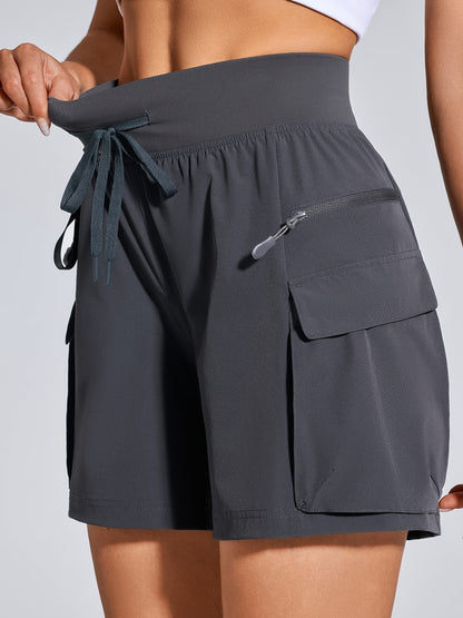Women's Hiking Cargo Shorts Quick Dry & 50+ Ultra Comfortable High Quality Lightweight Workout Shorts with Big Zipper Pockets for Women Golf Athletic Spring & Summer Essential, Perfect for Going Out