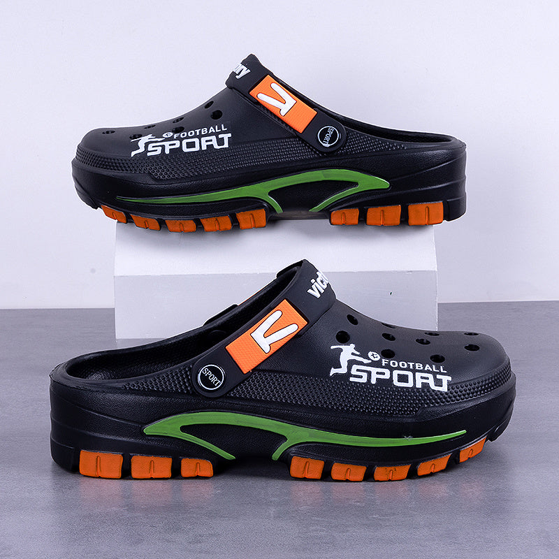 Men'S - Breathable EVA Material, Ultra-Comfortable Thick Sole, Suitable for Both Indoor And Outdoor Activities, Perfect for The Beach, Pool, And Water Parks