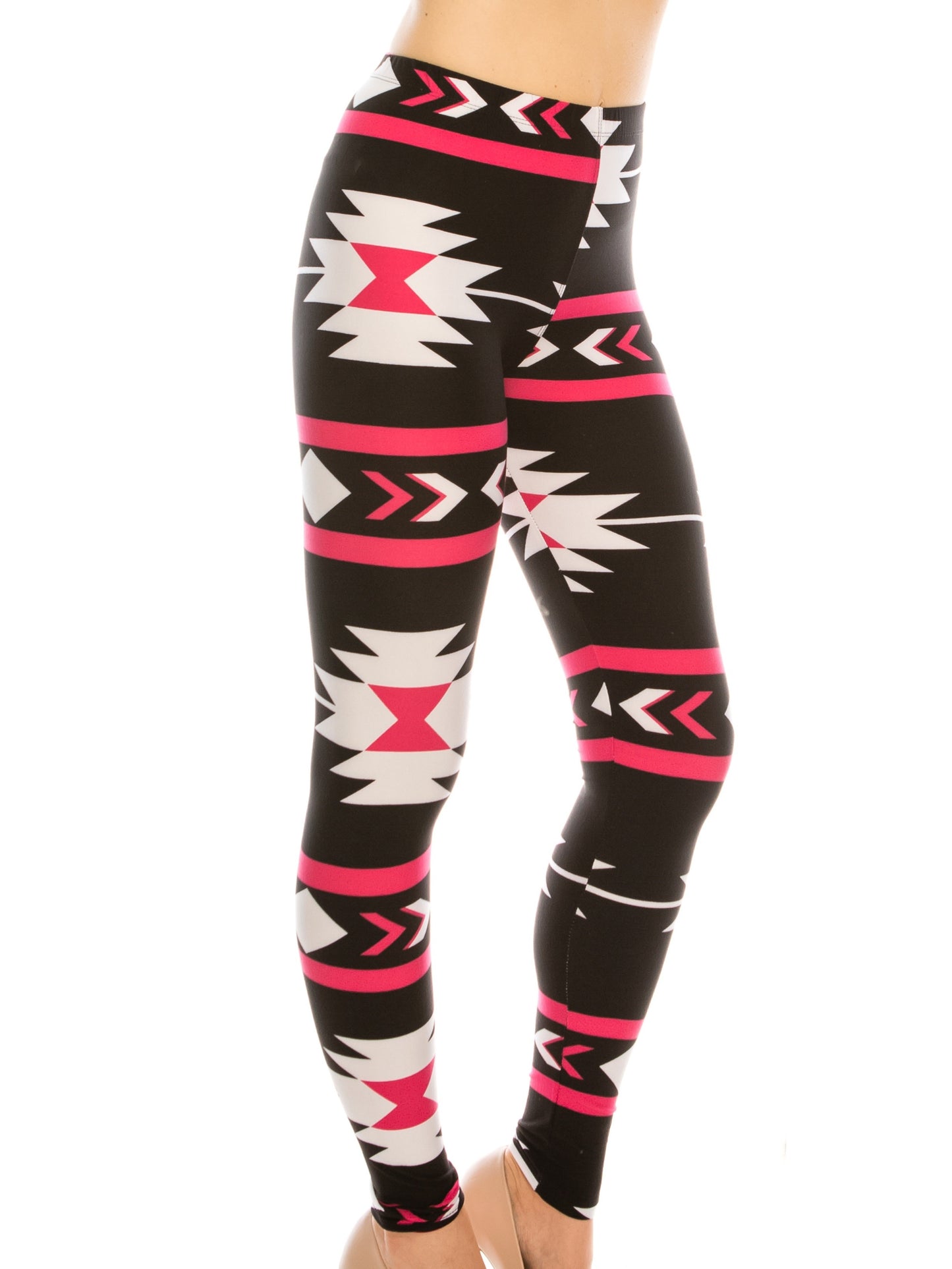 Fashion Printed Leggings For Women No See Through High Stretch Super Soft Leggings Regular