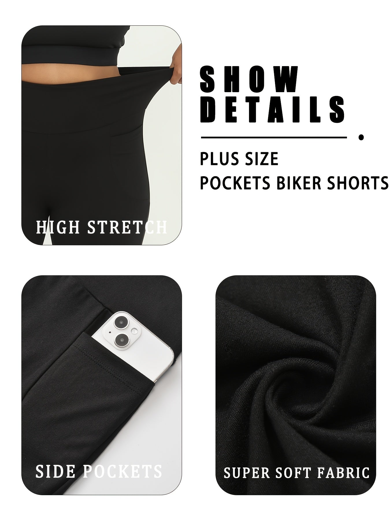 Women's Black High-Waist Pants - product view 12