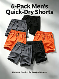 6-piece set orange gray black
