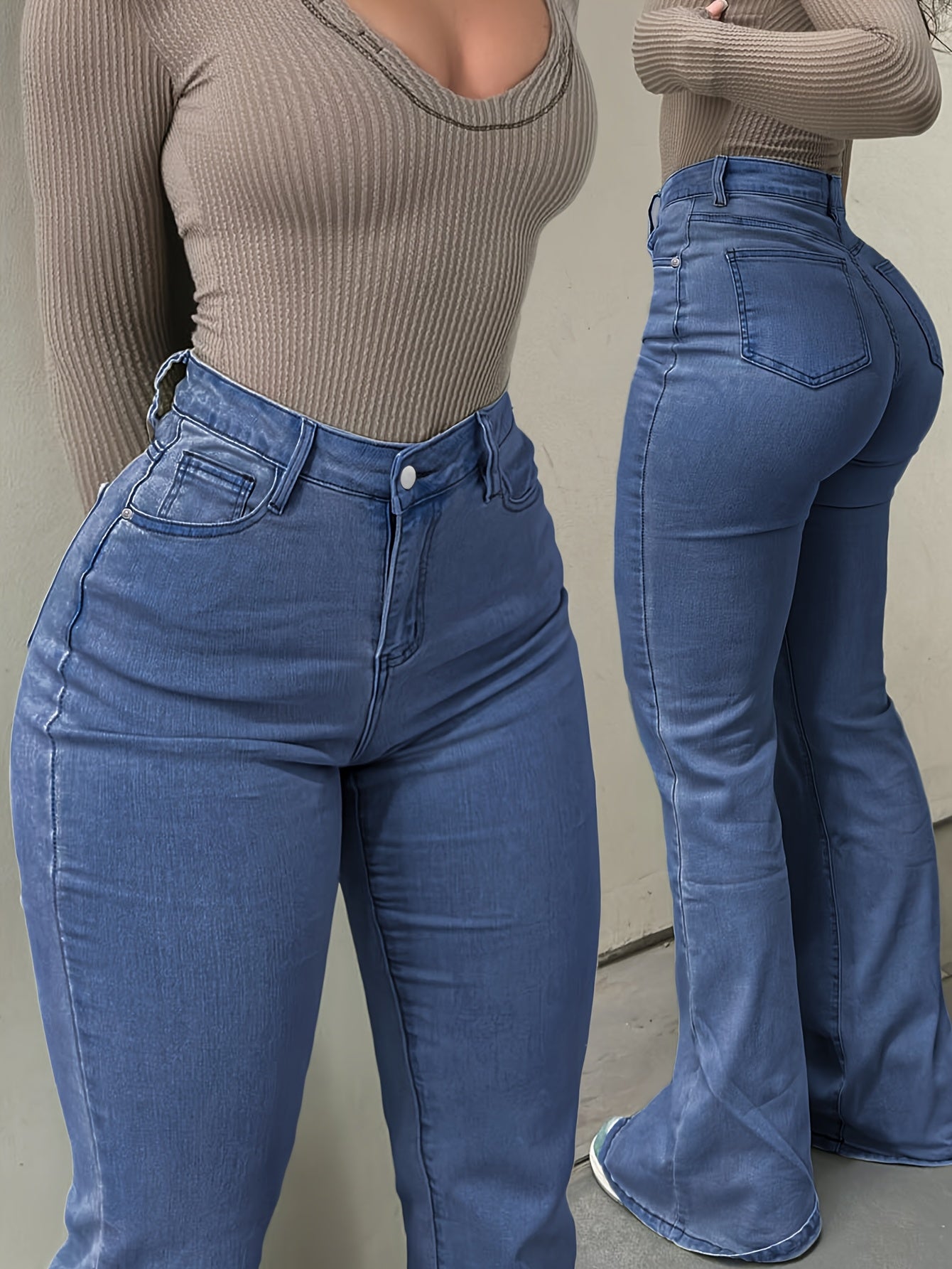Dark Blue Denim Pants - product view 20